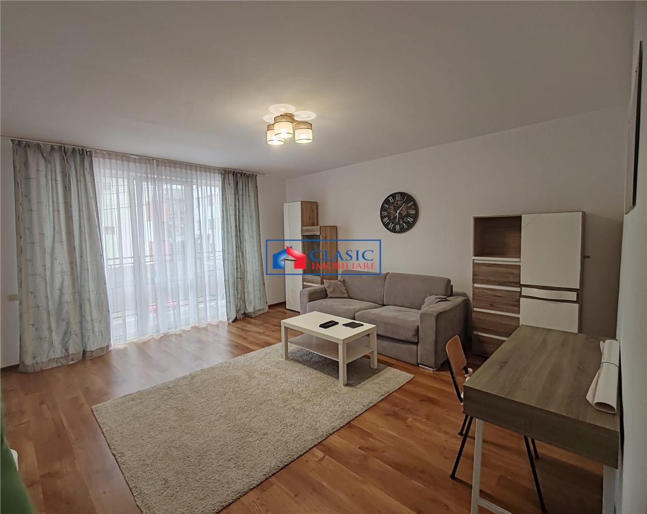 Inchiriere apartament 2 camere decomandate bloc nou in Buna Ziua- zona Hotel Athos