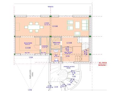 Vanzare casa individuala in Chinteni 8 km de la Auchan Iris, Cluj Napoca