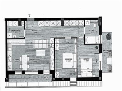 Vanzare apartament 3 camere de LUX bloc nou in Marasti  zona FSEGA